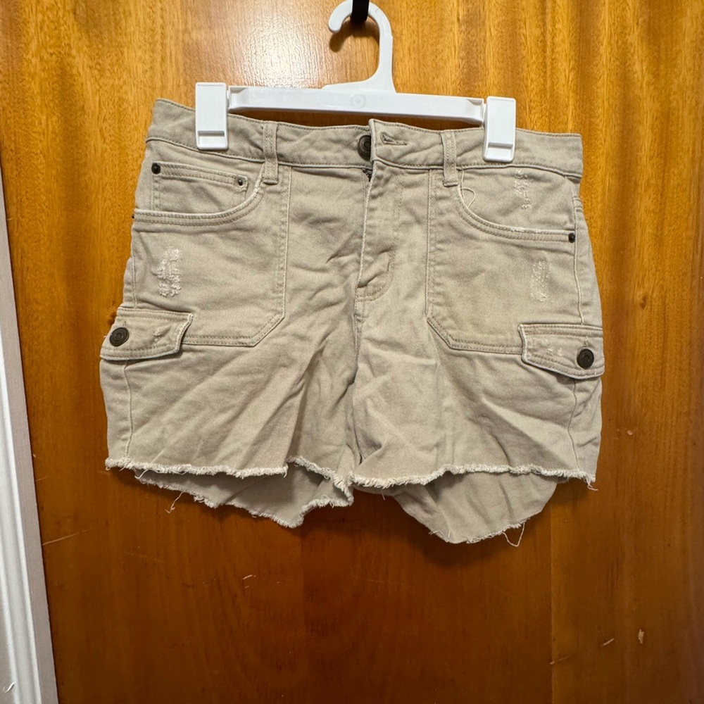 Time and Tru Tan Cargo Shorts